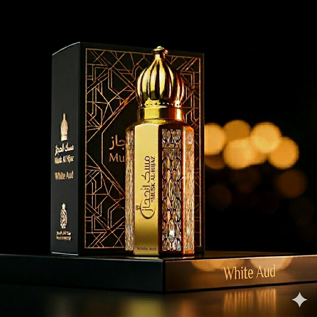 White Oud Attar by Musk Al Hijaz | Premium Soft Oud Fragrance for Men & Women