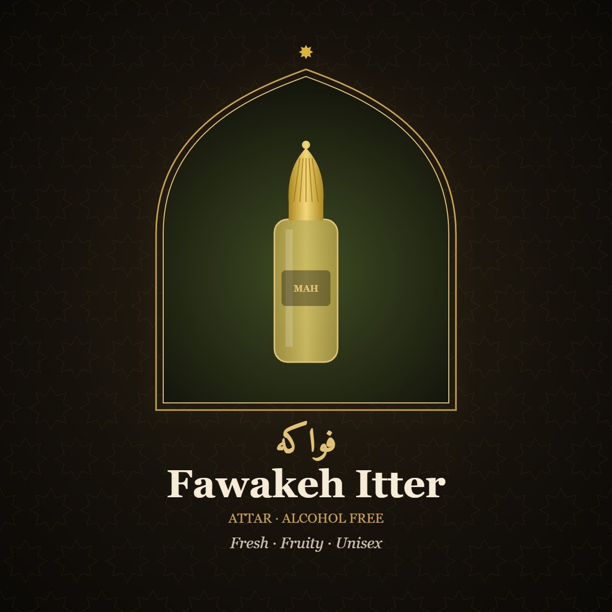 Fawakeh Itter fresh fruity attar by Musk Al Hijaz